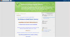 Desktop Screenshot of melbournerudolfsteinerseminar.blogspot.com