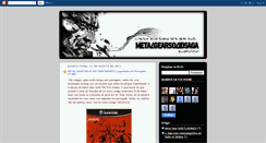 Desktop Screenshot of metalgearsolidsaga.blogspot.com