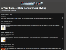 Tablet Screenshot of inyourfaceskinconsulting.blogspot.com