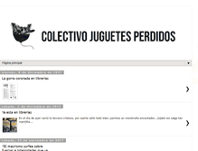 Tablet Screenshot of colectivojuguetesperdidos.blogspot.com