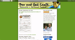 Desktop Screenshot of donandgailcraft.blogspot.com