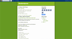 Desktop Screenshot of akademipress.blogspot.com