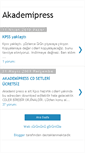 Mobile Screenshot of akademipress.blogspot.com