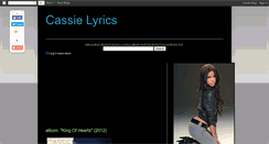 Desktop Screenshot of cassie-lyric.blogspot.com