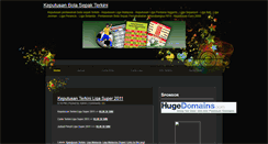 Desktop Screenshot of keputusanbola.blogspot.com