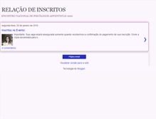 Tablet Screenshot of inscritosenpa2010.blogspot.com