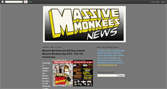 Desktop Screenshot of massivemonkeesnews.blogspot.com