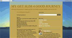 Desktop Screenshot of mygetslimjourney.blogspot.com