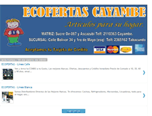 Tablet Screenshot of ecofertascayambe.blogspot.com