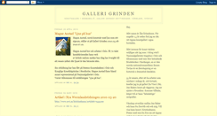 Desktop Screenshot of gallerigrinden.blogspot.com