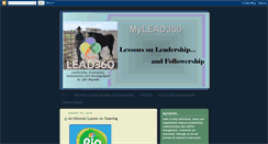 Desktop Screenshot of mylead360.blogspot.com