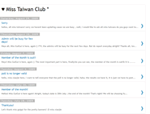 Tablet Screenshot of miss-taiwanclub.blogspot.com