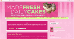Desktop Screenshot of madefreshdailycakes.blogspot.com