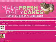 Tablet Screenshot of madefreshdailycakes.blogspot.com