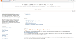 Desktop Screenshot of nursecollegiality.blogspot.com