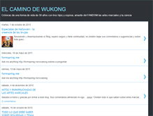 Tablet Screenshot of elcaminodewukong.blogspot.com