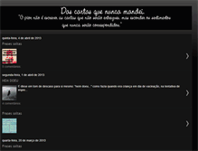 Tablet Screenshot of dascartasquenuncamandei.blogspot.com
