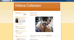 Desktop Screenshot of kittenscollection.blogspot.com