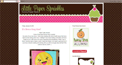 Desktop Screenshot of littlepapersprinkles.blogspot.com