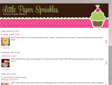 Tablet Screenshot of littlepapersprinkles.blogspot.com