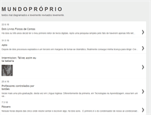 Tablet Screenshot of mundoproprio.blogspot.com