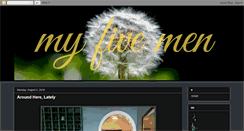 Desktop Screenshot of myfivemen.blogspot.com