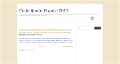 Desktop Screenshot of coderoutepermis.blogspot.com