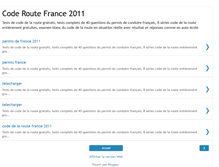 Tablet Screenshot of coderoutepermis.blogspot.com