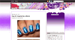 Desktop Screenshot of mynailshaven.blogspot.com