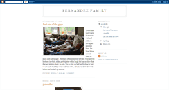 Desktop Screenshot of fernandezfamilyblog.blogspot.com