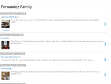 Tablet Screenshot of fernandezfamilyblog.blogspot.com