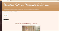 Desktop Screenshot of monalisaeventos.blogspot.com