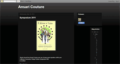 Desktop Screenshot of ansaricouture.blogspot.com