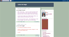 Desktop Screenshot of littlemsmagic.blogspot.com