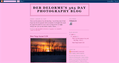 Desktop Screenshot of debdelormes365blog.blogspot.com