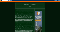 Desktop Screenshot of learn-tennis.blogspot.com