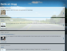 Tablet Screenshot of bentebloggen.blogspot.com