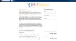 Desktop Screenshot of kujhalumni.blogspot.com