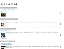 Tablet Screenshot of csaksemmi.blogspot.com