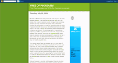 Desktop Screenshot of freeofpsoriasis.blogspot.com
