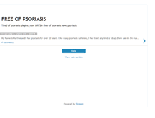 Tablet Screenshot of freeofpsoriasis.blogspot.com