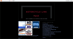 Desktop Screenshot of motorcyclelinks.blogspot.com