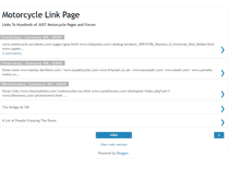 Tablet Screenshot of motorcyclelinks.blogspot.com