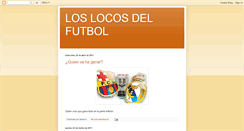 Desktop Screenshot of locosdelfutbol1999.blogspot.com