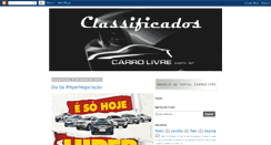 Desktop Screenshot of classificadoscarrolivre.blogspot.com