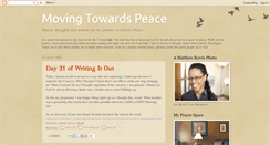 Desktop Screenshot of movingtowardspeace.blogspot.com