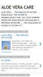 Mobile Screenshot of aloecare4u.blogspot.com