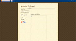 Desktop Screenshot of maduras-follando.blogspot.com