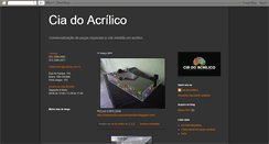 Desktop Screenshot of ciadoacrilico.blogspot.com