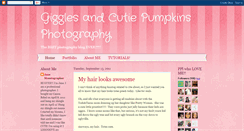 Desktop Screenshot of gigglesandcutiepumpkinsphotography.blogspot.com